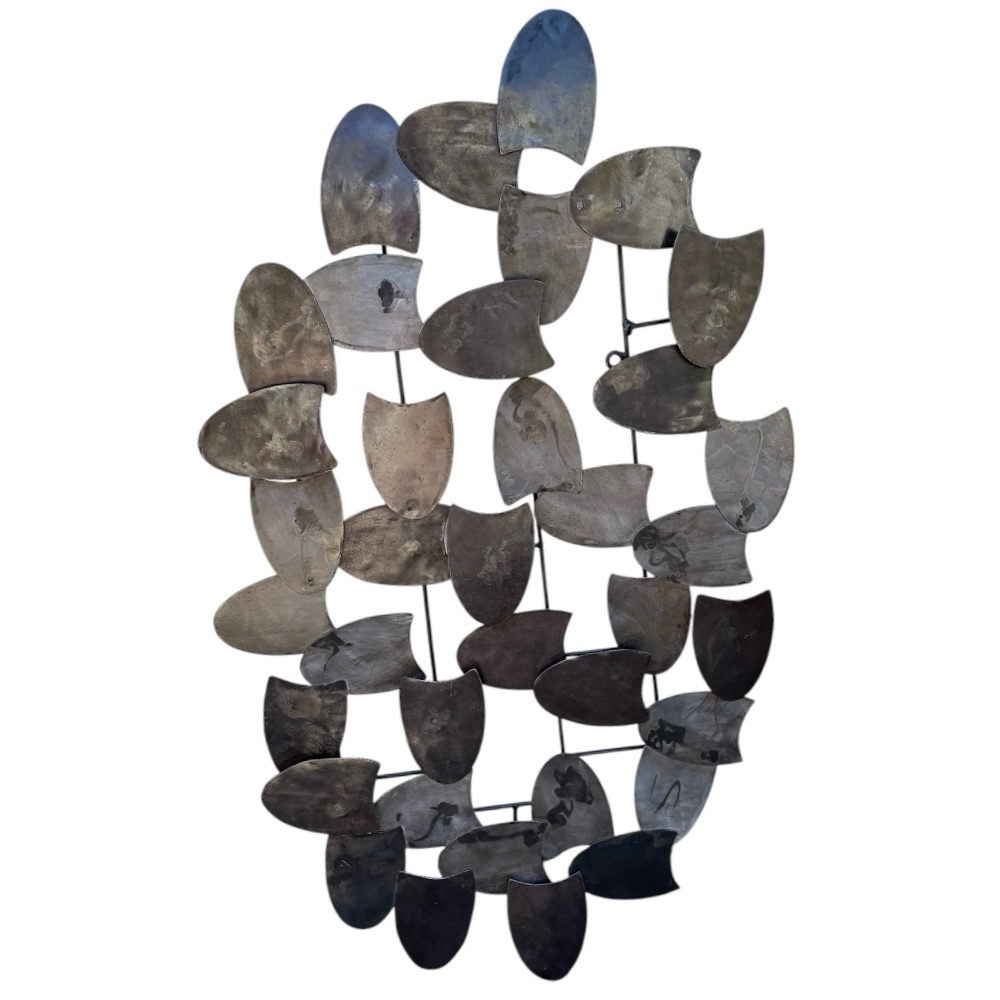 Geometric Metal Dimensional Wall Art 39' x 23" - Picture 3 of 9